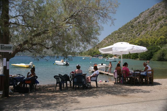 Ancient Heraion - A chance to sit down and enjoy a good meal and cool drink